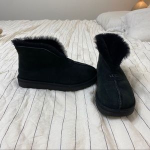 UGG Mate Revival Slipped Booties - Black